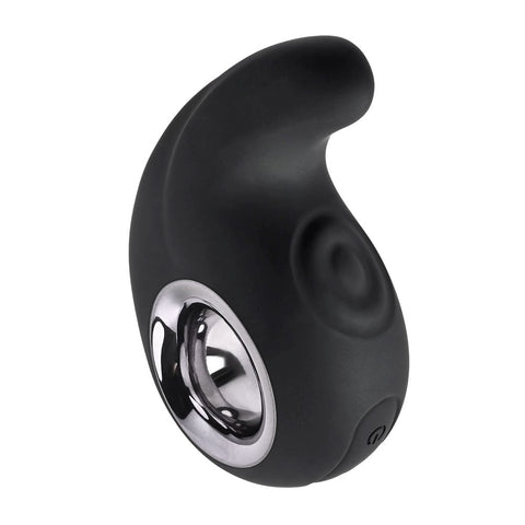 Evolved Playboy Pleasure RING MY BELL Tapping Clitoral Vibrator Chrome Ring - Clit Ticklers and Pulsators