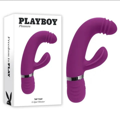 Evolved Playboy Pleasure TAP THAT Rabbit Vibrator with Tapping Technology - Rabbit Vibrators