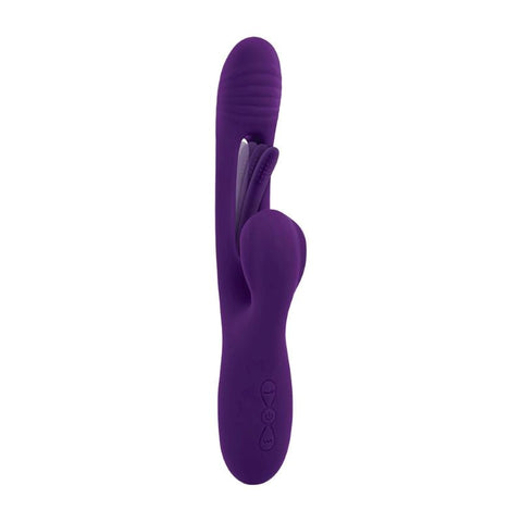 Evolved Playboy Pleasure THE THRILL 7 Functions Rabbit Massager Triple Action - Rabbit Vibrators