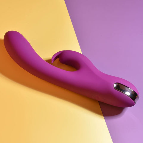 Evolved Playboy Pleasure Thumper Multi Functions Rabbit Vibrator G Spot Tapping - Rabbit Vibrators