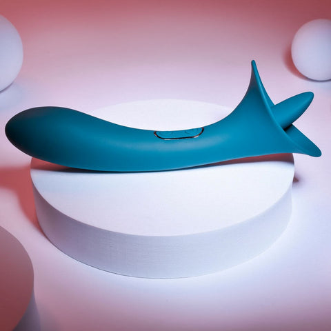 Evolved Playboy Pleasure True Indulgence Tongue Vibrator Dual End Design - Clit Ticklers and Pulsators