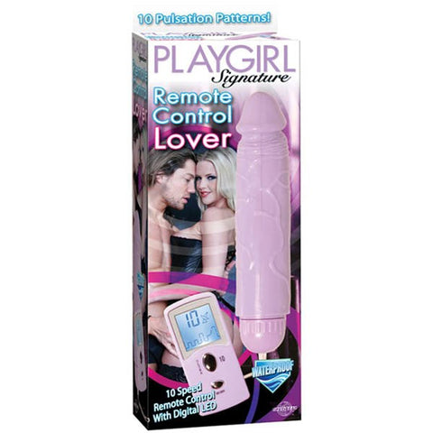 Pipedream Products Playgirl Signature Remote Control Lover Dildo - Vibrating Dildos