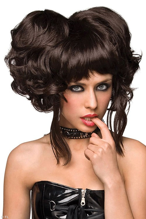 Xgen Products Pleasure Wigs Goth Zuki Wig Brown Synthetic Hair Costume - Fancy Dress Ups
