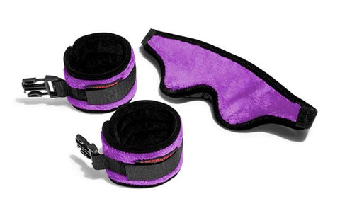 Liberator Plush Tease Kit Bondage Restraint Set with Blindfold - Bondage Kits