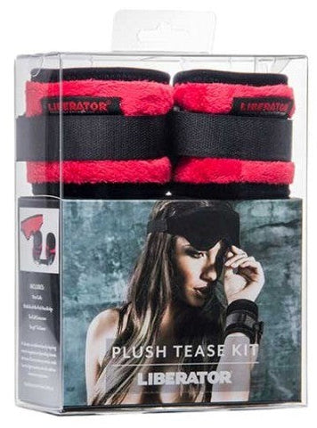 Liberator Plush Tease Kit Bondage Restraint Set with Blindfold - Bondage Kits
