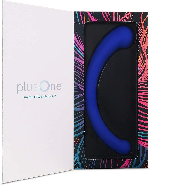 PlusOne Dual Vibrating Arc G Spot Massager with Dual Independent Motors - - Waterproof Vibrators