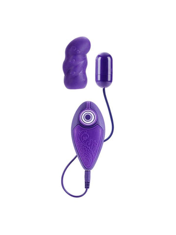 California Exotics Posh 10 Function Silicone Pleasure Vibrator Pack 4 - Silicone Vibrators