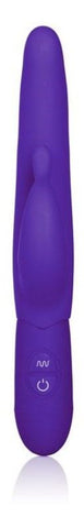 California Exotics Posh 10 Function Silicone Teasing Tickler Purple Vibrator - Rabbit Vibrators