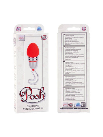 California Exotics Posh Silicone Mini Delight 3 Compact Clitoral Vibrator - Bullet Vibrators