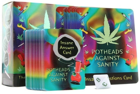 Kheper Games Potheads Against Sanity Adult Party Card Game 96 Questions - Sex Games, Coupons and Tricks