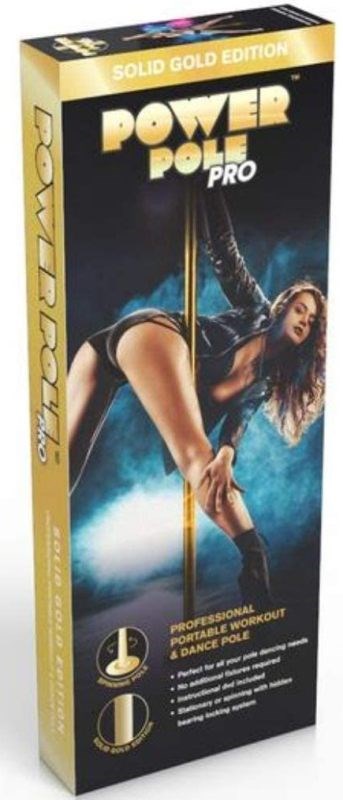 Xgen Products Power Pole Pro Gold Edition Professional Dance Fitness Pole - - Sex Swings And Slings