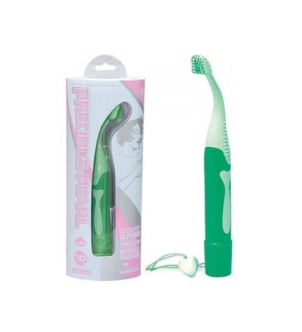 NANMA Corporation Precious Pearl Clitoral Stimulation Green Vibrator - G-Spot Vibrators