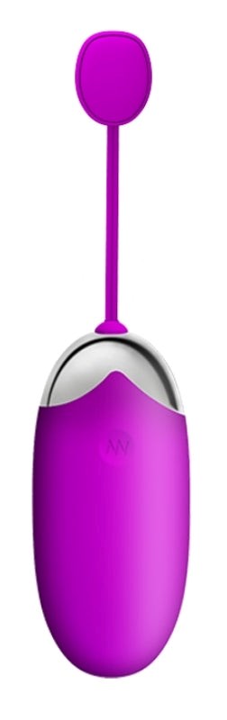 Baile Pretty Love Abner Smartphone Controlled Vibrating Egg Purple Silicone - - Love Eggs and Kegel Exercisers