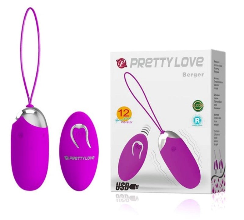 Baile Pretty Love Berger Wireless Remote Control Egg Vibrator - - Remote Control Vibrators