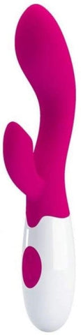 Baile Pretty Love Brighty Luxurious G Spot Silicone Rabbit Vibrator Dual Motor - Rabbit Vibrators