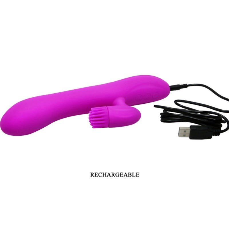 Baile Pretty Love Elton Clit Tickler and G Spot Vibrator with 30 Functions - - Clit Ticklers and Pulsators