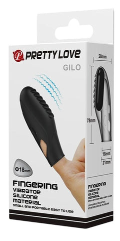 Baile Pretty Love Gilo Finger Vibe Finger Vibrator for Clitoral Stimulation - Finger and Tongue Vibrators