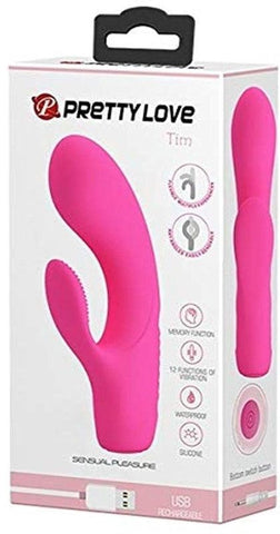 Baile Pretty Love Tim G Spot Vibrator with Bendable Design - Rabbit Vibrators