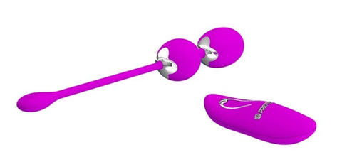 Baile Pretty Love Willie Bullet Vibrator with 10 Vibration Patterns - Remote Control Vibrators