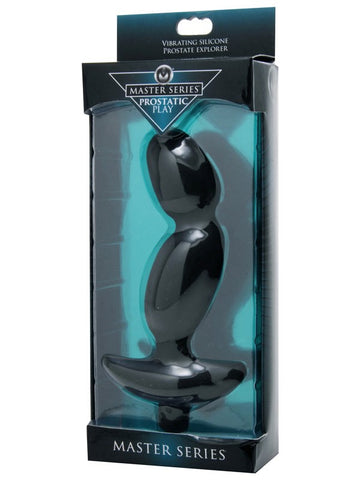 XR Brands Prostatic Play Endeavour Vibrating Silicone Prostate Explorer - Prostate Toys
