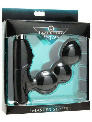 XR Brands Prostatic Play Hero Vibrating Prostate Massager with Curved Shaft - Prostate Toys