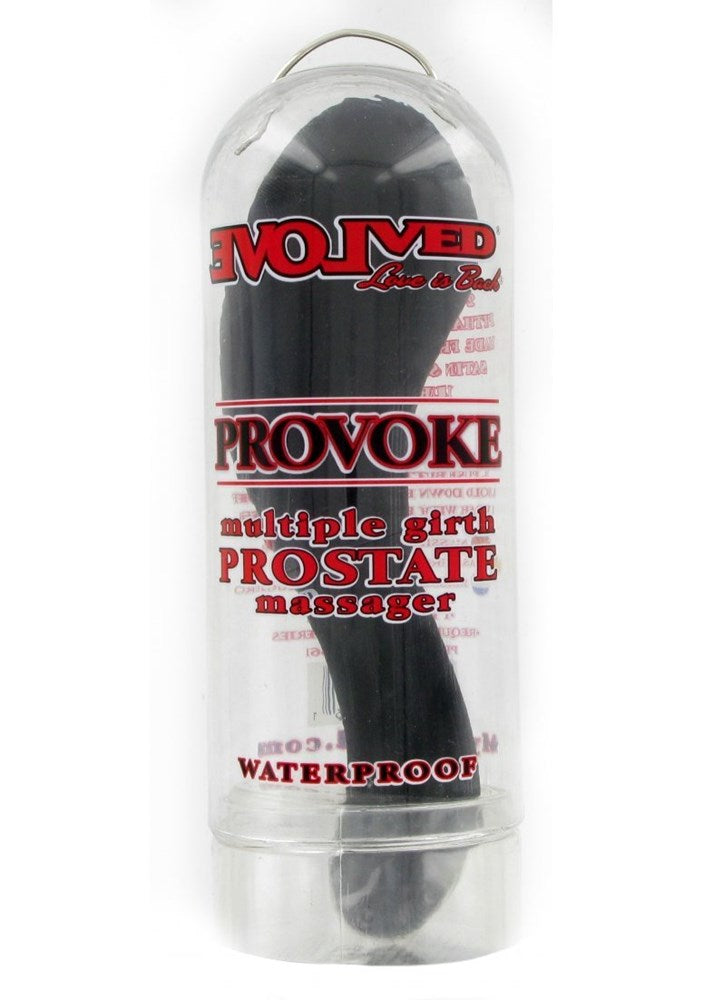Provoke Prostate Massager Black Last Longer Rings - - Prostate Toys