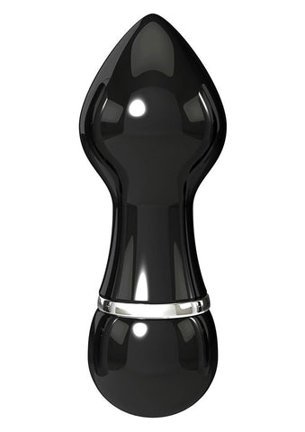 Pipedream Products Pure Aluminium Black Bullet Vibrator Small - Bullet Vibrators