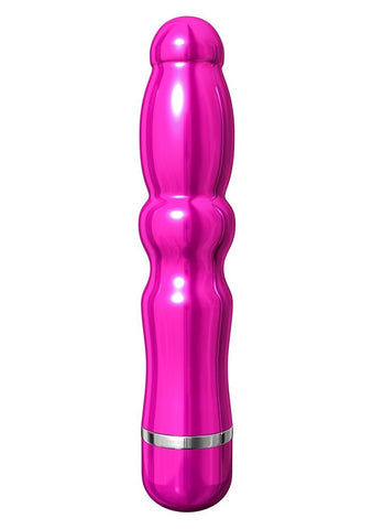 Pipedream Products Pure Aluminium G Spot Vibrator Pink Large Premium - G-Spot Vibrators