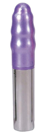 Seven Creations Purple Waterproof Ultra 7 Pearl Ribbed Massager Vibrator - Waterproof Vibrators