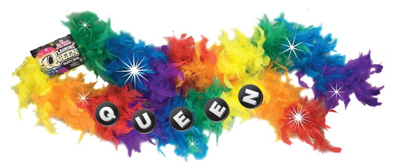 Little Genie Queen Flashing Feather Boa Adult Fun Games 6 Foot LED Rainbow - Sex Games, Coupons and Tricks