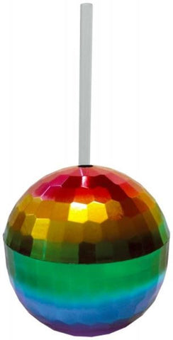 Kheper Games Rainbow Disco Ball Cup 16oz Reflective Party Drinkware - Sex Games, Coupons and Tricks