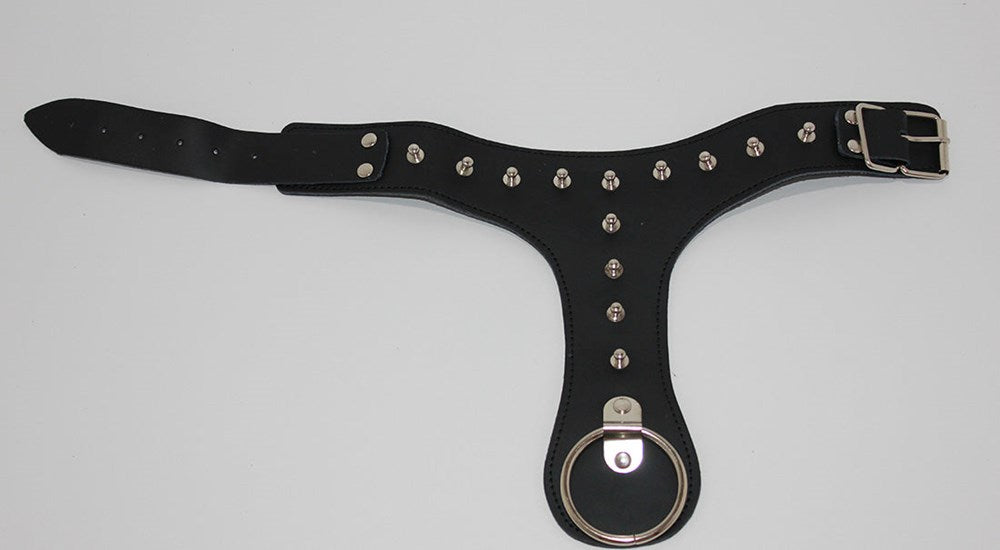 BDStyle RavishMe Bondage Collar Spiked with Adjustable O Ring Design - Collars and Leads