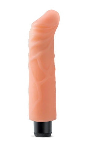 Pipedream Real Feel Lifelike Toyz Vibrating Dong No 6 Flesh Realistic Dildo - Realistic Dildos