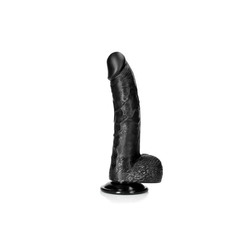 Shots Toys REALROCK Curved Pleasure Dildo Premium Body Safe Silicone Design - - Realistic Dildos