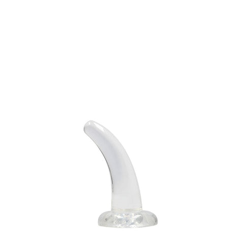 Shots Toys REALROCK Dildo With Suction 11.5 cm Crystal Clear TPE - Non-Realistic Dildos