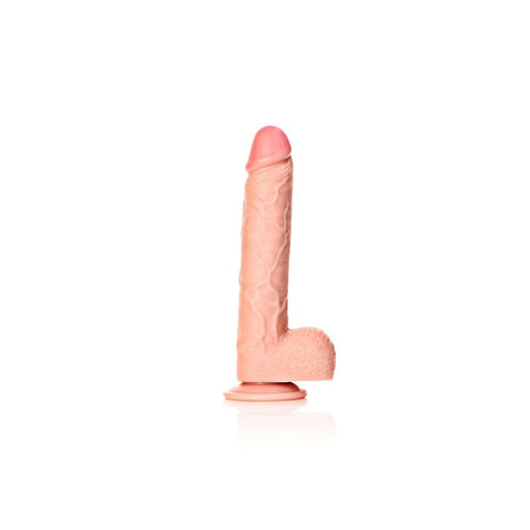 Shots Toys REALROCK Waterproof Dildo + Balls Harness Compatible Ecstasy - Realistic Dildos