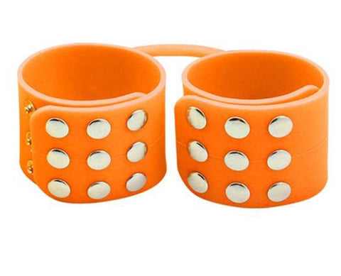 RoomFun Fun Room Adjustable Silicone Handcuffs for Light Bondage Premium - Cuffs and Restraints