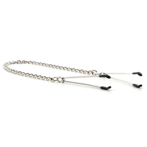XR Brands Reign Tweezer Style Nipple Vice Adjustable Pressure Clamps - Nipple and Clit Clamps