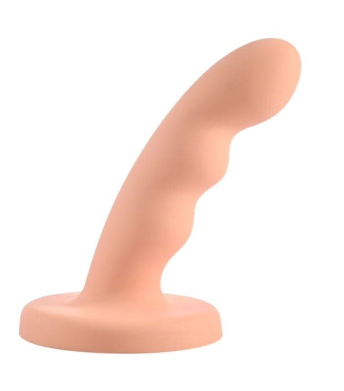 Sportsheets Ren 6 in. Suction Cup Dildo with Pleasure Bump Shaft - Non-Realistic Dildos