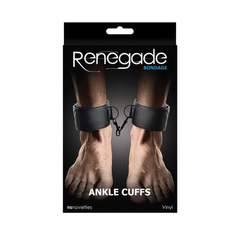 NS Novelties Renegade Bondage Ankle Cuff Professional Restraint System - Cuffs and Restraints