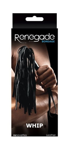 NS Novelties Renegade Bondage Whip Durable Vinyl Construction - Whips And Crops