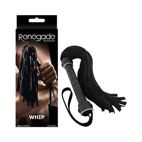 NS Novelties Renegade Bondage Whip Durable Vinyl Construction - Whips And Crops