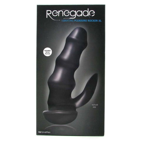 NS Novelties Renegade Pleasure Rocker XL Vibrating Dildo with Rocker Base - Prostate Toys