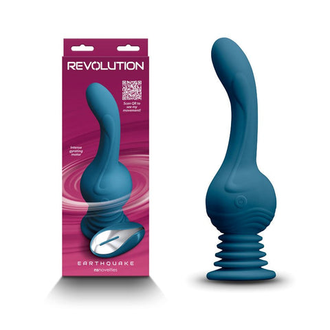 NS Novelties Unleash the Earthquake of Sensations Revolution Rotating Anal Vibrator - Anal Vibrators