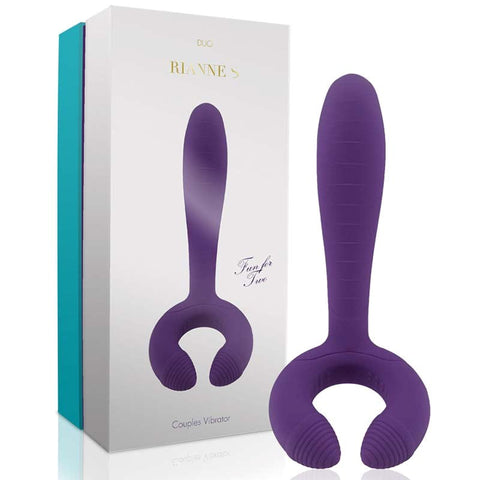 Rianne S Duo Couples Vibrator with Three Motor Stimulation Technology - Waterproof Vibrators