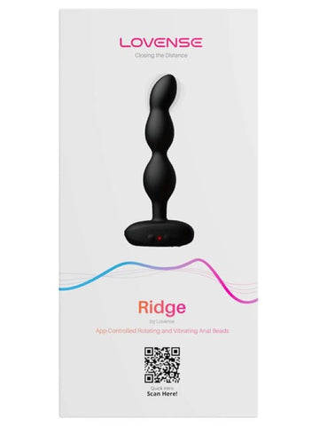 Lovense Ridge App Controlled Vibrating Anal Beads with Dual Action Tech - Remote Control Vibrators