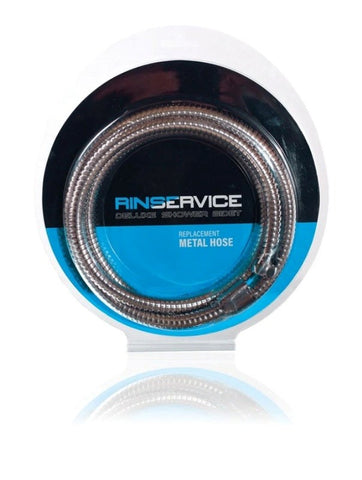 SI Novelties Rinservice Deluxe Shower Bidet Replacement Metal Hose 58 Inch - Enemas and Douches