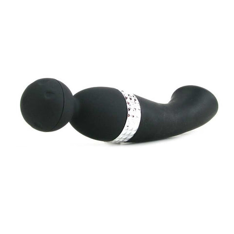 Doc Johnson Rock Star G Spot Vibrator Stevie Black with Angled Head - Waterproof Vibrators