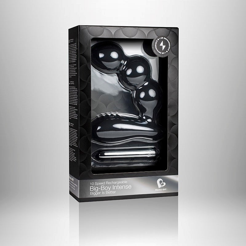 Rocks Off Big Boy Intense Black Dom Gear Online - - Prostate Toys