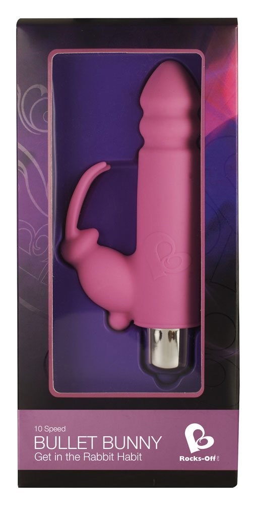 Rocks Off Bullet Bunny 10 Speed Rabbit Vibrator with Removable Bullet - - Rabbit Vibrators